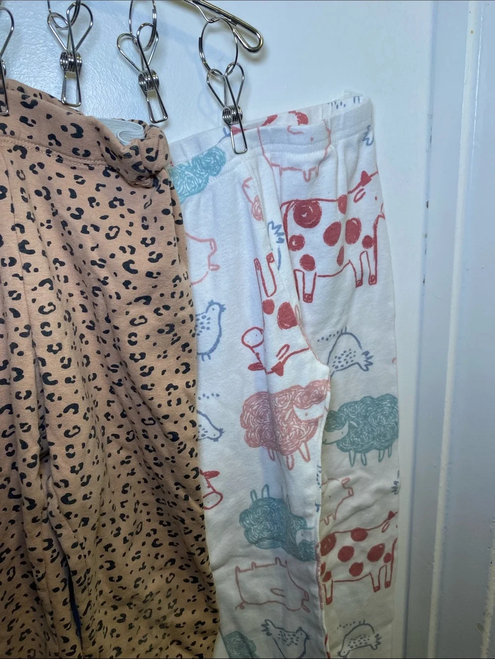 Girls' Mixed Print Leggings Bundle - Hearts, Leopard, Animals, Rainbows